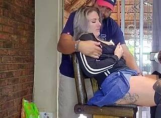 HOT blondes WILL ALWAYS CHEAT and get SQUIRTED with their shaved pussies and tattoos!