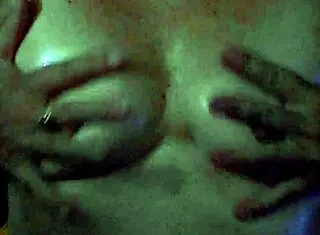 Mature milf with perky tits and nipples.