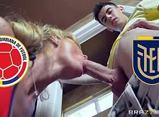 la puta de ecuador screams in colombian prostitute action!