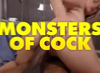 nuria millan rides dick reverse, asshole stretches in pov shower scene with blowjob and cum in mouth