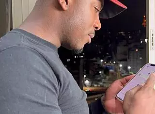 Wow, Cleo Cadillac watches her husband drill me hard! 😍