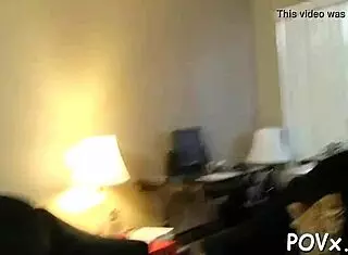 Teen Learns Oral Skills In POV