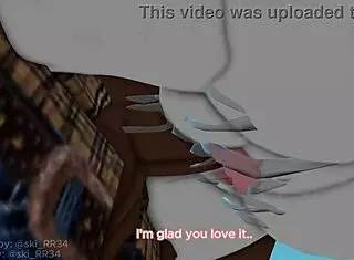 Redhead Woman Receives Special Attention from Tall Dark Man