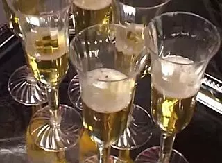 Brunette teen with brown eyes enjoys anal threesome, including blowjob and masturbation.