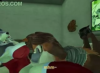 Sapphire's Long Day Ends with Wild Futanari Action!