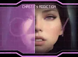 Sis-261 Locks Ladyboy in Chastity Cage