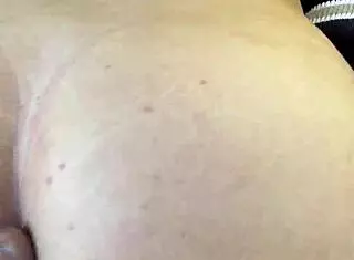 latina teen spreads ass for rough outdoor assfucking close up